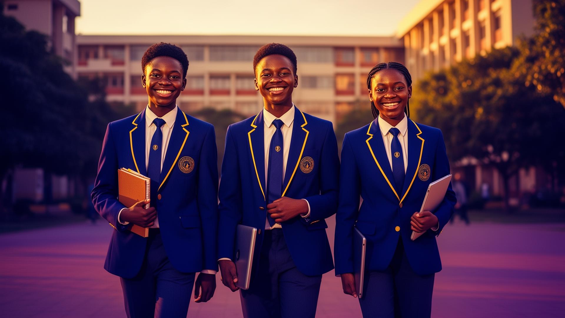 Étudiants africains en formation
